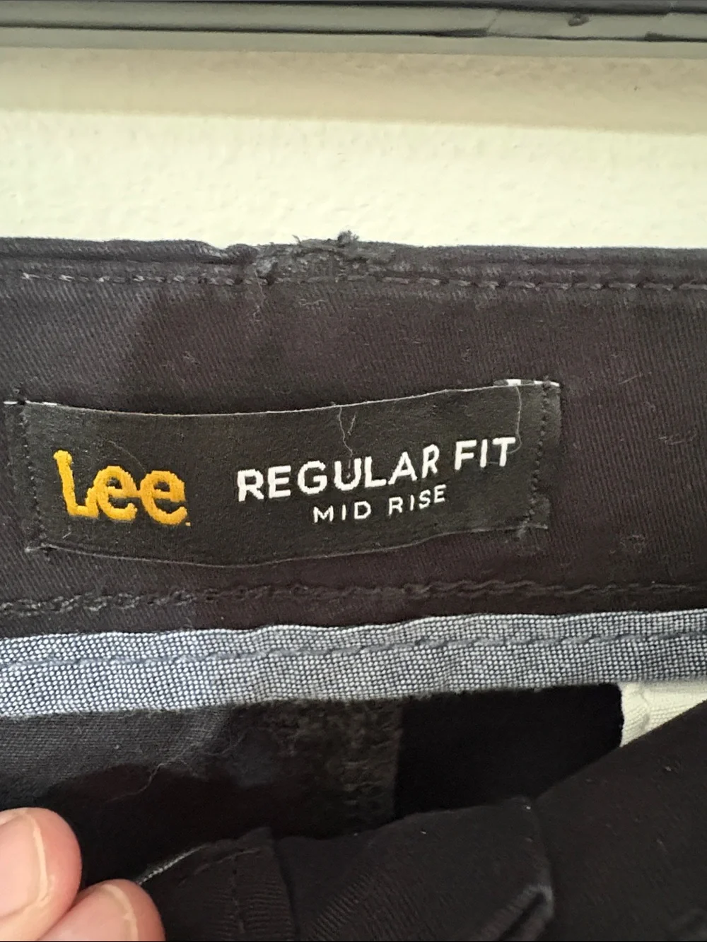 NWT Lee Regular Fit Mid Rise Black Walk Shorts Cotton Blend Size 18 Medium
